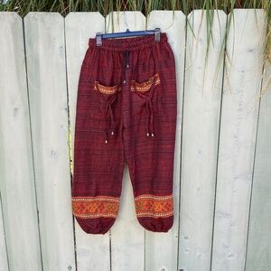 Warm Fuzzy Patterned Sweatpants